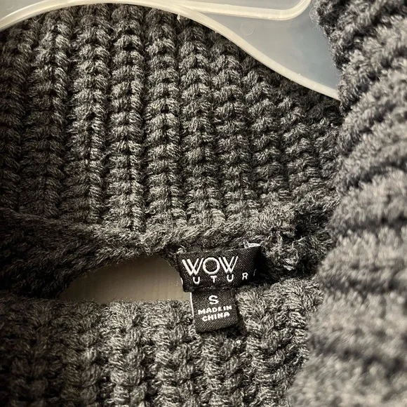 Wow Couture Sweater with open buckled back - Picture 3 of 5